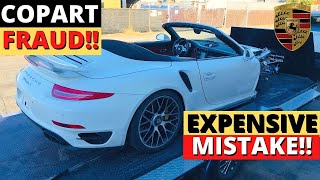 CRAZY FLOODED PORSCHE REBUILD!! Rebuilding WRECKED Porsche 911 Turbo S [Part 4] (VIDEO #91)