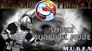 Mortal Kombat Project 4.1 Season 2 Final: Smoke Survival Mode (MUGEN) (1080p 60fps)