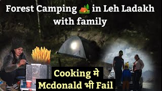 Forest Camping 🏕 in Leh Ladakh | Nubra Valley to Pangonglake  | Car Camping In India | Ep 16 | Ignis