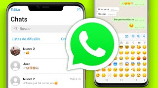 Nuevo WhatsApp Estilo IPhone en Android 2022 (Nuevos Emojis ios 16)