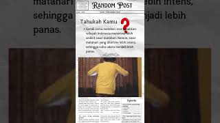 Udara panas, bikin pengen es campur #faktaunik #fypシ#shortsvideo #randompostnews  #fakta