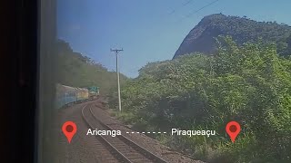 Viajem completa de Aricanga até Piraqueaçu no trem de passageiros!!