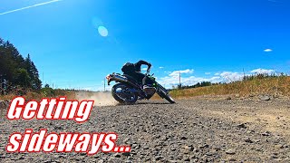 First Attempts at "Drifting" my Kawasaki KLX351