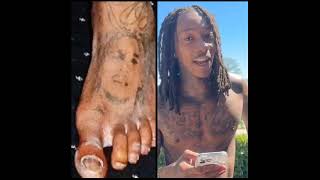 Wiz Khalifa respond to people talking about his feet 😂 #wizkhalifa #feet #ian205