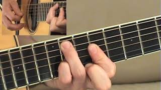 Chord Progression down C shape Guitar Exercise