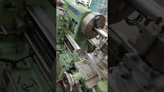 machining a small shaft on the Cazeneuve lathe machine #machinist #lathe #steel #shaft #asmr