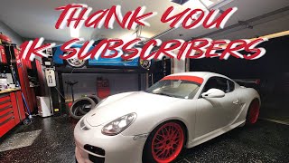 Porsche 987.2 Cayman S Powder Coat Wheel Porsche Guards Red