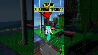 Este es el MEJOR consejo para tu survival técnico de Minecraft