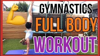 FULL BODY GYMNASTICS/TUMBLING WORKOUT ROUTINE (7mins) | burn calories fast