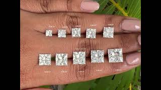 Princess Lab Grown Diamond @ourosjewels