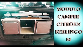 Модуль кемпер для Citroen Berlingo M 🚐 (FURGO CAMPER FURNITURE)