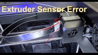 ✔solved: Extruder Sensor Error or power is not enough! QIDI X-MAX Cable