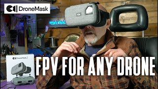 DroneMask 2 - FPV for the DJI Mini 3 or any drone - review, testing and flight footage