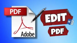 How to edit PDF files using WORD