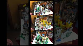 LEGO Lion Knight Castle Dioramas with 1980s Lego Castles sets