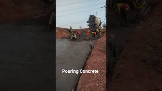 Pouring Concrete Part 3 Local Roads | Toll Roads Project | Civil Engineering #Shorts