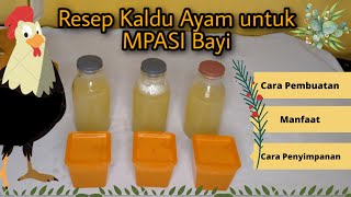 Cara Membuat Kaldu Ayam untuk MPASI | Enak, Sehat & Bergizi | Bayi Auto Lahap