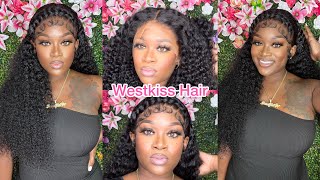 Messy Chunky Halo Braid 😍😍 |  SUPER FULL Kinky Curly Wig 😍|Westkiss Hair😍💥