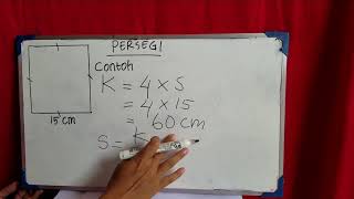 keliling bangun datar persegi || matematika kelas 4