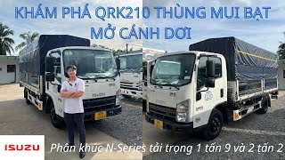 KHÁM PHÁ XE TẢI ISUZU QKR210 THÙNG MUI BẠT THÙNG DÀI 4M4 | THIẾT KẾ THÙNG BẠT MỞ CÁNH DƠI | ƯU ĐIỂM