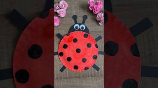 Inspirace na tvoření berušky z papíru.🐞 #papercraft #tvoření #diy