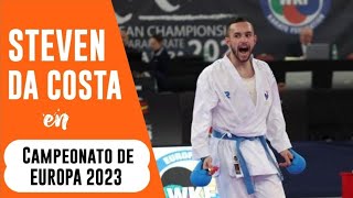 STEVEN DA COSTA 🇫🇷: CAMPEONATO de EUROPA KARATE / Male Kumite (-67 Kg)