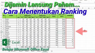 Cara Mencari Ranking di Excel