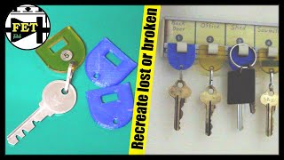 Clone any lost or broken part - (Key chain holder for home)