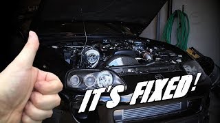 Simple fix and the Supra is running great!