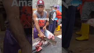 CUTTING SKILL FISH #shorts #streetfood #streetfoodindonesia #tiktok #viral #cuttingskills #fish