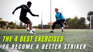 The 4 Best Exercises To Become A Better Striker ⚽ Score More Goals!