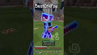 Crazy Quickdrop in Diamond Pot #shorts #minecraft #pvp #viral #trending