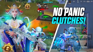 Clutching Against Conqueror Pro Players 🥶 [1v4!!] | 0% Panic in INTENSE SITUATIONS | #BGMI