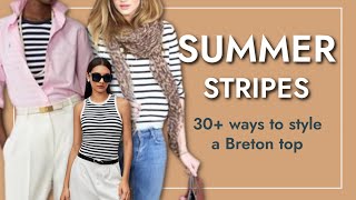 20+ Ways To Wear A Stripe T-Shirt | Summer Stripes Over 50