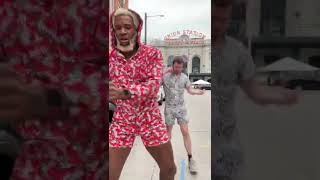 I got a random business guy in Denver to wear a romper… (gone FUN)