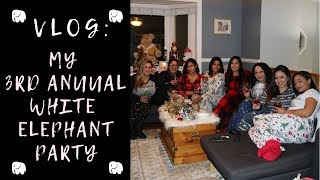 Vlog|My White Elephant Party 2018|E D I T H