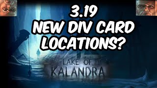 [POE] Where to find new divination card locations in 3.19 Lake of Kalandra