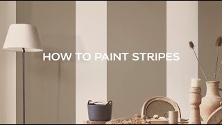 How to paint stripes - DIY Painted stripes | Dulux