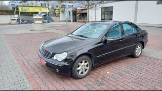 2002 Mercedes-Benz C180 Kompressor Avantgarde startup, engine and in-depth tour