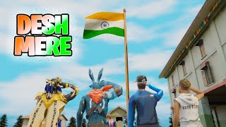 Desh Mere Free Fire  3D Animation | 3D FREE FIRE | 3D PUBG