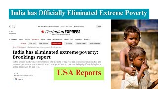 India Eliminated the Extreme Poverty Line || Brookings report #IAS #upsc