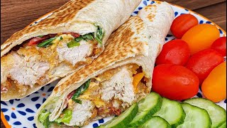 Thattikootu breakfast-Tortilla wrap