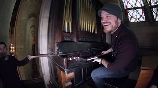 Hand-pumped Pipe Organ from 1850