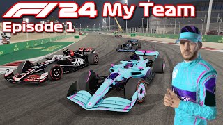 F1 24 MY TEAM | EPISODE 1 | FIRST RACE OF SEASON 1!