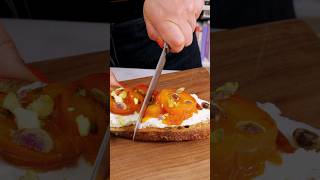 Roasted Apricot & Whipped Feta on Toast | Building Feasts #shorts