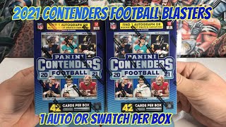 2021 Panini Contenders Football Blasters x2 (1 auto or swatch per box)