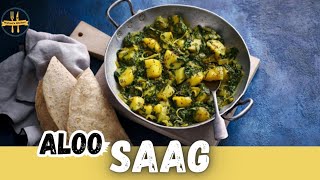 Aloo Saag ki Sabzi | Potatoes and Spinach Curry | @Nishooskitchen