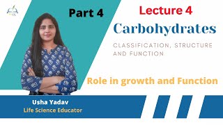 Monosaccharides || Carbohydrate || Biochemistry || Usha Yadav || #bsc_2nd_year