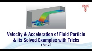 Velocity and acceleration of fluid particle and its solved examples with tricks (Part 2)