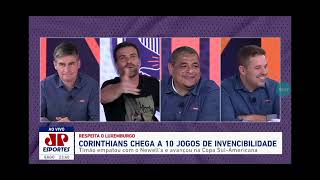 Vampeta analisa Corinthians Timão futebol sul-americana vitória Newell's Old Boys Jovem Pan esportes